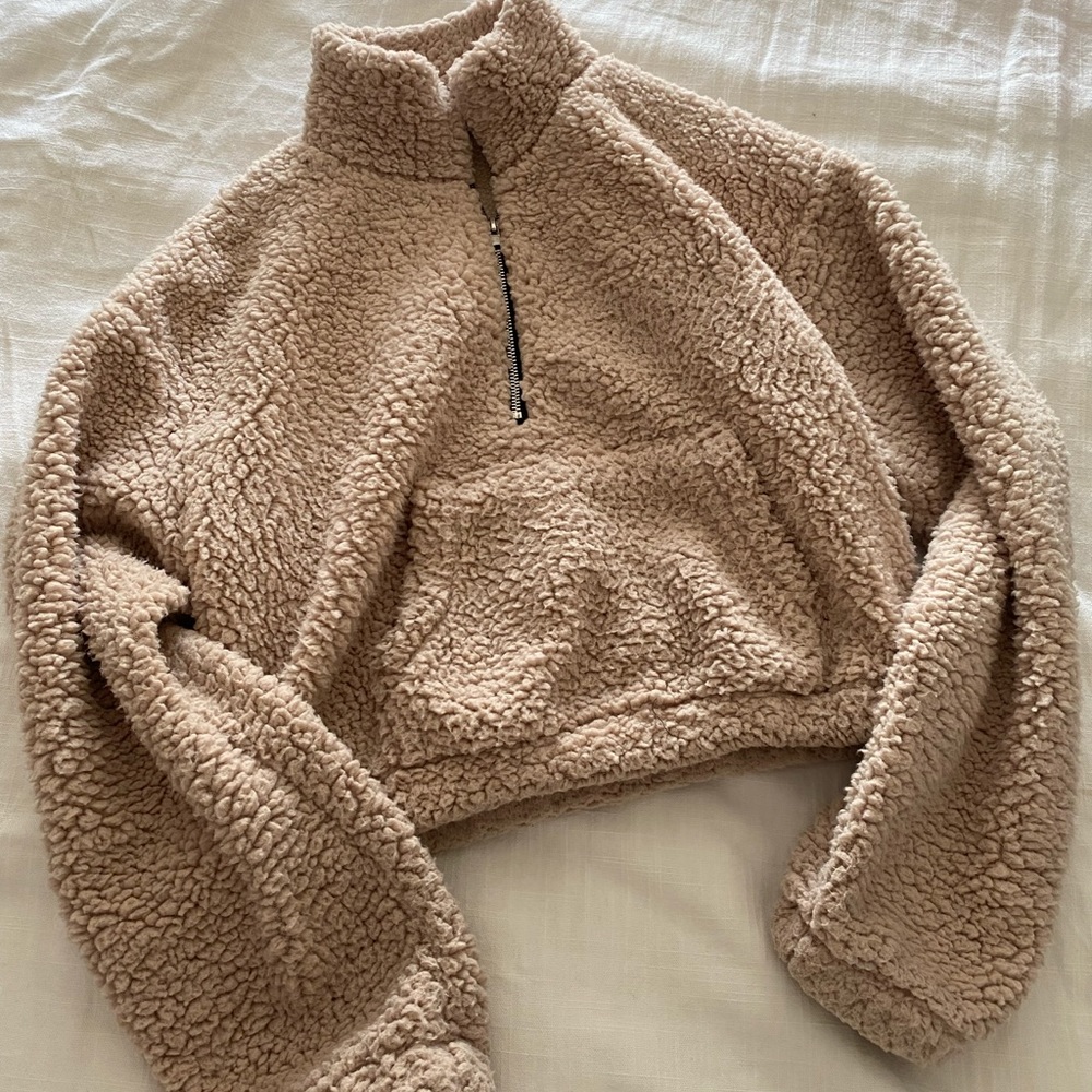 Fuzzy sweater for girls